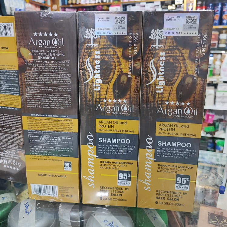 پک کامل مو شامپو و روغن و ماسک مو لایتنس پنج ستاره اصلی اسلواکی