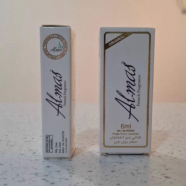 عطر رولی روغنی الماس اورجینال عطر الماس رایحه صابونی داو