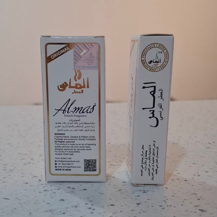 عطر رولی روغنی الماس اورجینال عطر الماس رایحه صابونی داو
