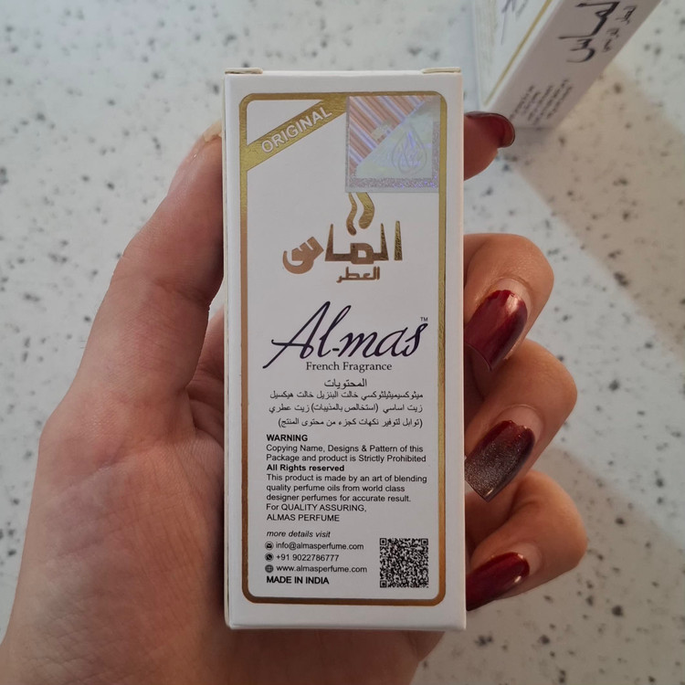 عطر رولی روغنی الماس اورجینال عطر الماس رایحه صابونی داو